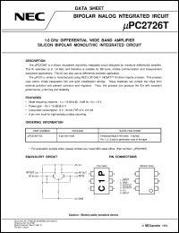 UPC2726T-E3 Datasheet