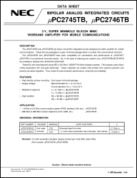 UPC2745T-E3 Datasheet