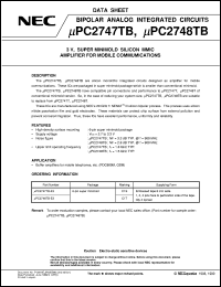 UPC2748T-E3 Datasheet
