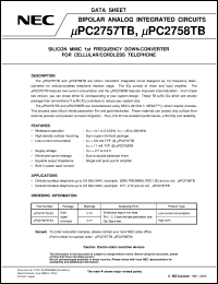 UPC2758T-E3 Datasheet