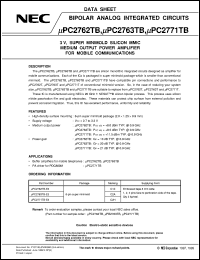 UPC2762TB-E3 Datasheet