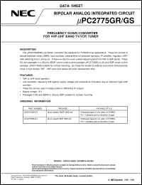 UPC2775GS-E1 Datasheet