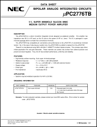 UPC2776T-E3 Datasheet
