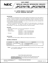 UPC2792TB-E3 Datasheet