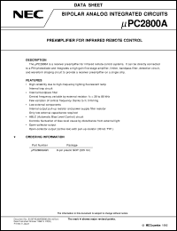 UPC2800AHA(MS) Datasheet