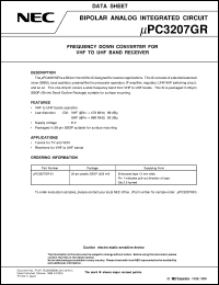 UPC3207GR-E1 Datasheet