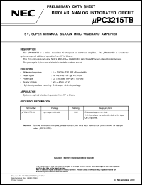 UPC3215TB-E3 Datasheet