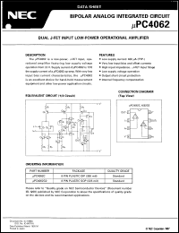 UPC4062G2-T1 Datasheet
