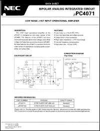 UPC4071G2-E1 Datasheet