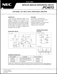 UPC4072G2-T1 Datasheet