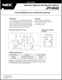 UPC4560G2-T1 Datasheet