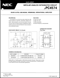 UPC4574C(5) Datasheet