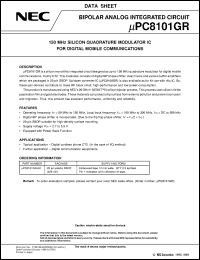 UPC8101GR-E2 Datasheet