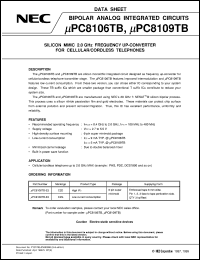UPC8109T-E3 Datasheet