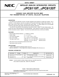 UPC8119T-E3 Datasheet