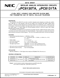 UPC8131TA-E3 Datasheet