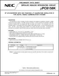 UPC8158K-E1 Datasheet