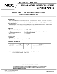 UPC8172TB-E3 Datasheet