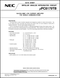 UPC8179TB-E3 Datasheet