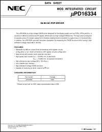 UPD16340P Datasheet