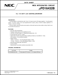 UPD16432BGC-001-9EU Datasheet