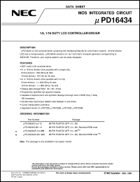 UPD16434GF-001-3B9 Datasheet