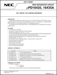 UPD16435AN-001-001 Datasheet