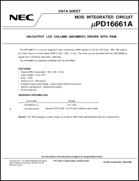 UPD16661AN-051 Datasheet