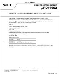 UPD16662N-XXX Datasheet