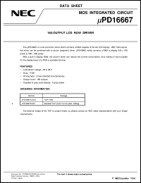 UPD16667N-051 Datasheet