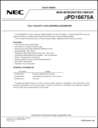 UPD16675AN-XXX Datasheet