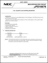 UPD16676GF-3BA Datasheet