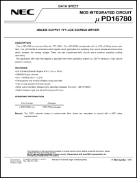 UPD16780N-XXX Datasheet