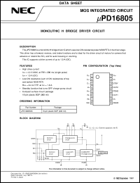 UPD16805GS-T1 Datasheet