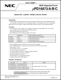 UPD16873AMC-6A4 Datasheet