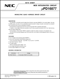 UPD16877MA-6A5 Datasheet