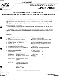 UPD17053CW-XXX Datasheet