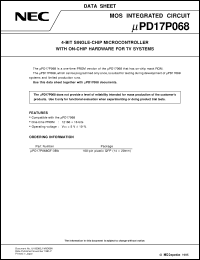 UPD17P068GF-3BA Datasheet