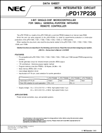 UPD17P236M3MC-5A4-E1 Datasheet