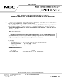 UPD17P709GC-3B9 Datasheet