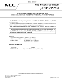 UPD17P719GC-3B9 Datasheet