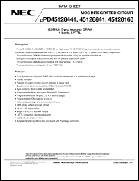 UPD45128441G5-A10B-9JF Datasheet
