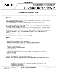UPD488448FB-C71-45-DQ2 Datasheet