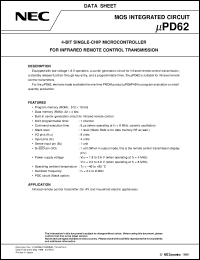 UPD62MC-XXX-E2 Datasheet