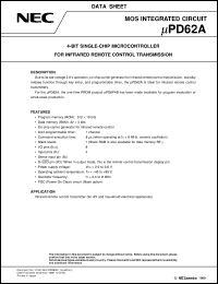 UPD62AMC-XXX-5A4 Datasheet