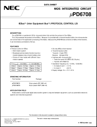 UPD6708CX Datasheet