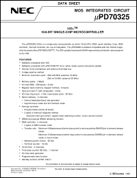 UPD70325L-10 Datasheet