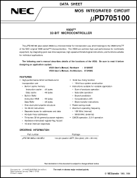 UPD705100GJ-100-8EU Datasheet