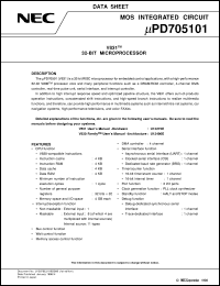 UPD705101GM-100-8ED Datasheet