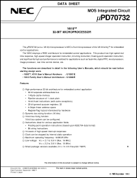 UPD70732R-25 Datasheet